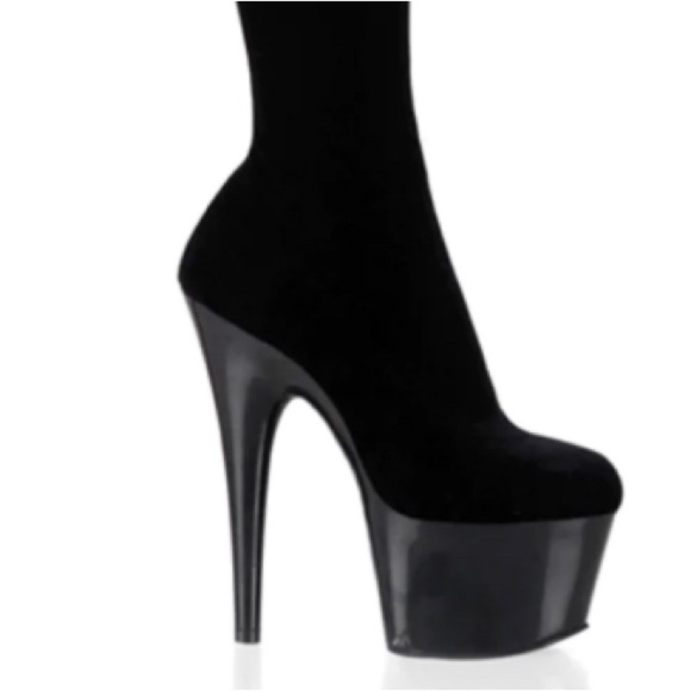 Ellie Platform Stiletto Stretch Boots